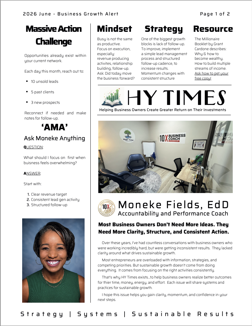 HY Times Newsletter — June 2026 Business Growth Alert